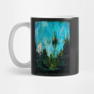 Dragonfly near a pond Mug